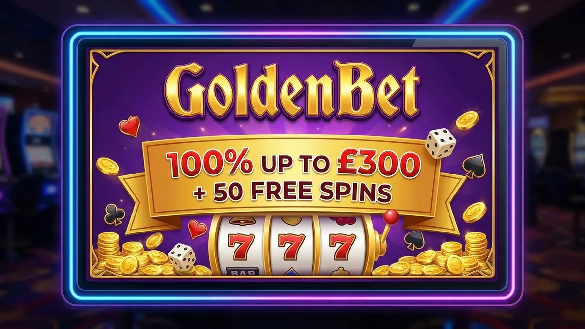GoldenBet bonus screen